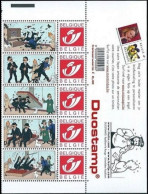 DUOSTAMP** / MYSTAMP**- Tintin / Kuifje / Tim - Le Trésor De Rackham Le Rouge/De Schat Van Scharlaken Rackham - (Hergé) - Philabédés (cómics)