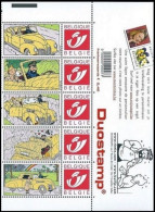 DUOSTAMP** / MYSTAMP**- Tintin / Kuifje / Tim - Les 7 Boules De Cristal/De Zeven Kristallen Bollen - (Hergé) - Philastrips