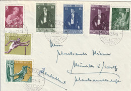 Liechtenstein Lettre Vaduz Pour L'Allemagne 1957 - Covers & Documents