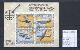 (TJ) Noorwegen 1979 - YT Blok 3 (gest./obl./used) - Blocchi & Foglietti