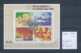(TJ) Noorwegen 1985 - YT Blok 5 (gest./obl./used) - Blocchi & Foglietti