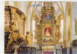 D6392) MARIA WÖRTH Am WÖRTHER SEE - Kanzel U. Hochaltar Der Wallfahrtskirche Maria Wörth Am Wörthersee - Maria Wörth