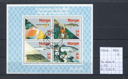 (TJ) Noorwegen 1987 - YT Blok 8 (gest./obl./used) - Blocks & Kleinbögen