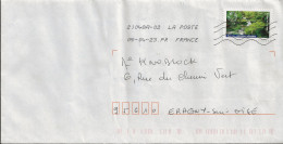 Timbre Seul Sur Lettre N°A2091 Ruisseau Nouvelle Zélande (oblitération Du 05/04/2023) - Storia Postale