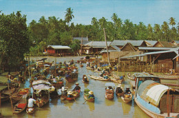 THAILANDE  Floating Market - Thaïlande