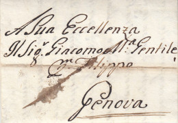 Österreich Vollständiger Vorphilabrief Aus Dem Jahr 1759 Von Wien Nach Genova - ...-1850 Vorphilatelie