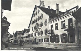 Germany ** & Postal, Mittenwald Strasse Mit Hotel Post (144) - Alberghi & Ristoranti