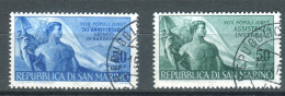 SAN MARINO 1956 ARENGO E ASSISTENZA INVERNALE USATO - Used Stamps