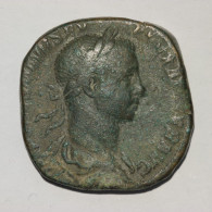 Rome Alexandre Sévère (Severus Alexander), Sesterce / Sesterius - PM TR P V COS II PP SC (Mars), (227), Bronze, TB+ (VF) - La Dinastia Severi (193 / 235)