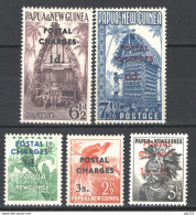 Papua E Nuova Guinea 1960 Segnatasse Y.T.S1/5 **/MNH VF - Papua-Neuguinea