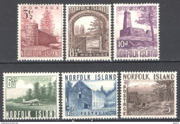 Norfolk 1954 Y.T.13/18 **/MNH VF - Ile Norfolk