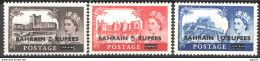 Bahrein 1955 Y.T.88/90 **/MNH VF - Bahrein (...-1965)