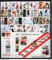 Monaco 2002 Annata Completa / Complete Year Set **/MNH VF - Komplette Jahrgänge