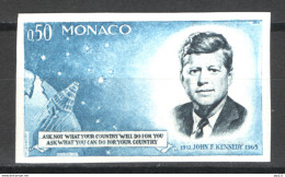 Monaco 1964 Kennedy Unif. 658 ND **/MNH VF - Unused Stamps