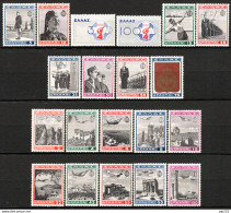 Grecia 1940 Unif.452/61+A40/49 **/MNH VF/F - Cert.Enzo Diena - Nuevos