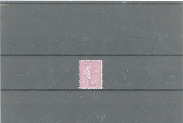 SEMEUSE LIGNEE-VARIETE N°202 N** -75c LILAS ROSE TYPE I  -TACHES SUR LE 7 , SUR LE GENOUX DROIT, SUR LE SAC ET SUR LE PO - Unused Stamps