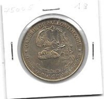 Médaille Touristique  2007, GALERIE  DE  PALEONTOLOGIE, Muséum National D'histoire Naturelle ( 75005 ) - 2007