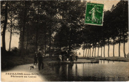 CPA LES PAVILLONS-suos-BOIS Pecheurs Au Canal (1352949) - Les Pavillons Sous Bois