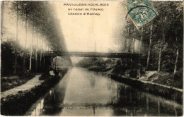CPA LES PAVILLONS-suos-BOIS Le Canal De L'Ourcq - Chemin D'Aulnay (1352960) - Les Pavillons Sous Bois