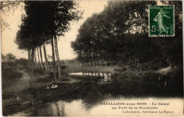 CPA LES PAVILLONS-suos-BOIS Le Canal Au Pont De La Poudrette (1352965) - Les Pavillons Sous Bois