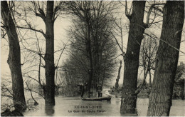 CPA L'ILE-SAINT-DENIS Crue De Janvier 1910 - Le Quai Du Saute Fleuri (1353248) - L'Ile Saint Denis