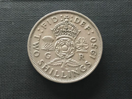 Münze Münzen Umlaufmünze Großbritannien 2 Shillings 1950 - J. 1 Florin / 2 Schillings