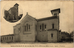CPA LES PAVILLONS-sous-BOIS Eglise Et Oeuvres N.-D. De Lourdes (1353824) - Les Pavillons Sous Bois