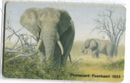 Télécarte Telkom (RSA) : Eléphant - Dschungel