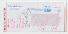 7067 PORTUGAL Recommandé Registered NPAI Return To Sender Horse Cheval RTS Qr Code Code Barre Bar - Frankeermachines (EMA)