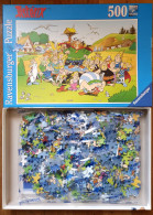 PUZZLE RAVENSBURGER 2012 500 Pièces ASTERIX ET SON VILLAGE NEUF PIECES EN SACHET SCELLE - Puzzels