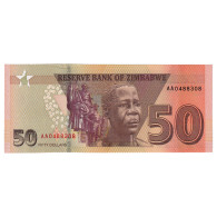 Billet, Zimbabwe, 50 Dollars, 2020, NEUF - Zimbabwe