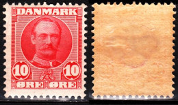 DENMARK 1907 Definitive: Frederik VIII, 10o Carmin, MNH - Ongebruikt