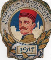 ECUSSON INSIGNE *Journée De L'Armée D'Afrique Et Des Troupes Colonniales ENSIGN 1917 Militaria LAPINA Paris - 1914-18