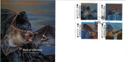 WWF Local FDC  GIBRALTAR, Bats    /    Lettre De Première Jour,  Chauve-souris  -  2017 - Murciélagos