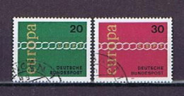 BRD (West) Germany 1971: Michel 675-676 Gestempelt, Used, Europa Cept (M) - 1971