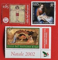 VATICANO VATIKAN VATICAN 2002 2010 FIRST DAY CHRISTMAS FULL GUM - Used Stamps