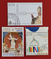 VATICANO VATICAN 2014 FIRST DAY PASQUA EASTER POPE JOHN XXII PAPA GIOVANNI XXIII CANONIZZAZIONE TORINO FULL GUM - Usados