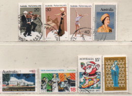 Australien 1977 Siehe Bild/Beschreibung 8 Marken Gestempelt, Australia Used - Used Stamps