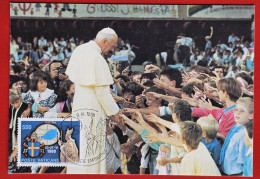 VATICANO VATIKAN VATICAN 1989 AUSTRIA ÖSTERREICH PELLEGRINAGGIO PAPA GIOVANNI PAOLO II POPE JOHN PAUL II VISITE - Covers & Documents