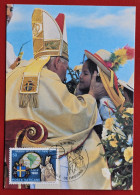 VATICANO VATIKAN VATICAN 1989 SUD AMERICA PELLEGRINAGGIO PAPA GIOVANNI PAOLO II POPE JOHN PAUL II VISITE - Storia Postale