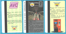 Romania  , Bucuresti  , Set Of 3 Metro Tickets  , Used - Europe