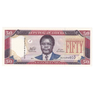Billet, Libéria, 50 Dollars, 2011, KM:29d, NEUF - Liberia