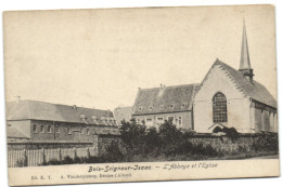 Bois-Seigneur-Isaac - L'Abbaye Et Le'eglise - Eigenbrakel