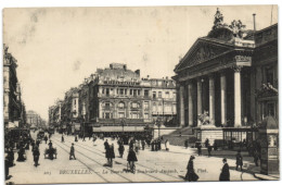 Bruxelles - La Bourse Et Le Boulevard Anspach - Bruxelles-ville