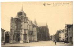 Diest - St. Sulpitiuskerk En Groote Markt - Diest