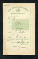 "WUERTTEMBERG" 1887, Postschein Ortsdruck "Neuenbuerg" (C683) - Briefe U. Dokumente