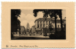 Bruxelles - Place Royale Vue Du Parc - Bruxelles-ville