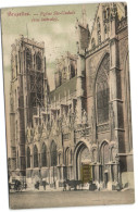 Bruxelles - Eglise Ste-Gudule (vue Latérale) - Bruxelles-ville