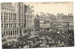 Bruxelles - La Place De L'Hôtel De Ville - Bruxelles-ville