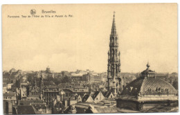 Bruxelles - Panorama - Tour De L'Hôtel De Ville Et Maison Du Roi (Nels Série 1 N° 97) - Brussel (Stad)